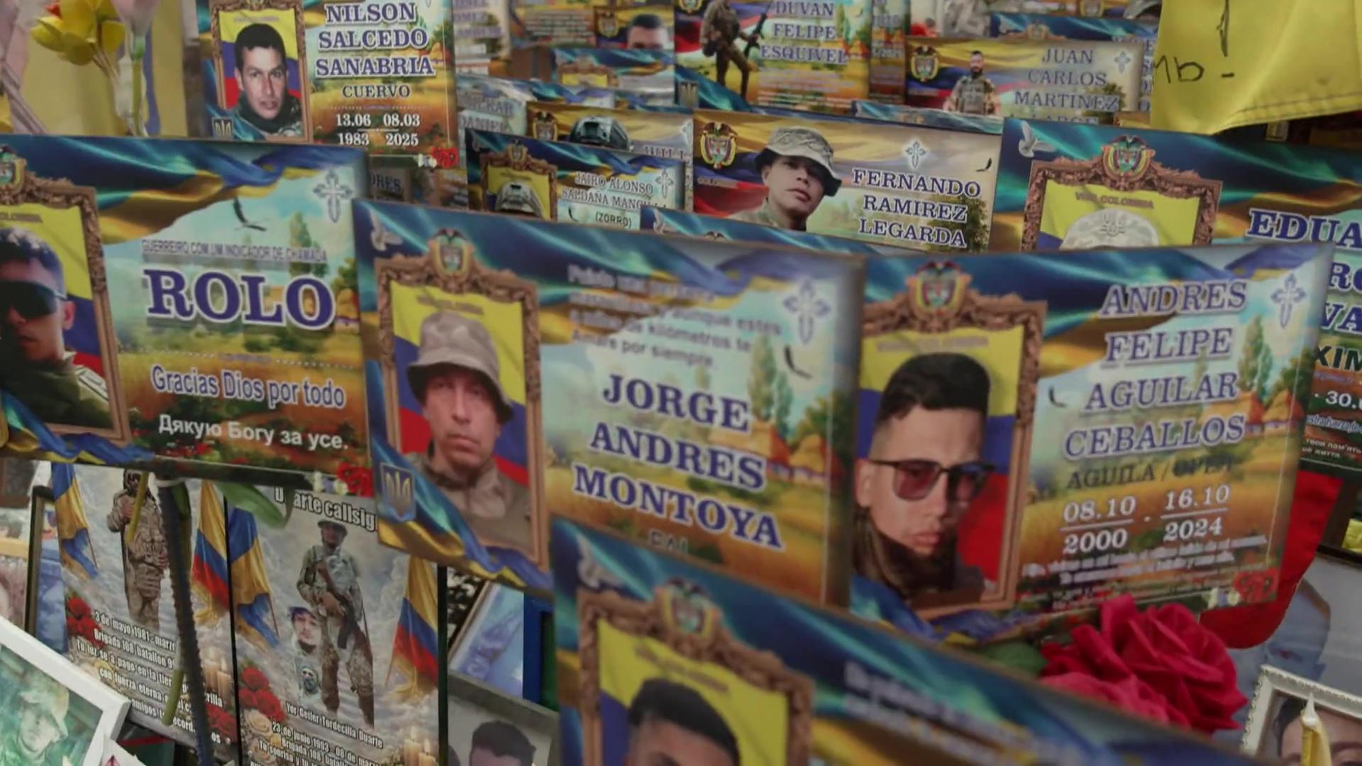 Kolumbianische Kämpfer ziehen für die Ukraine in den Krieg