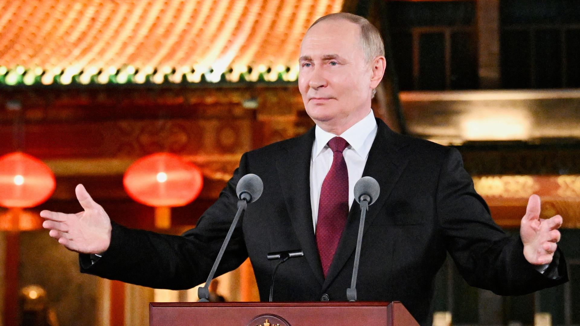 Putin reist nach China: Ein Besuch unter Freunden